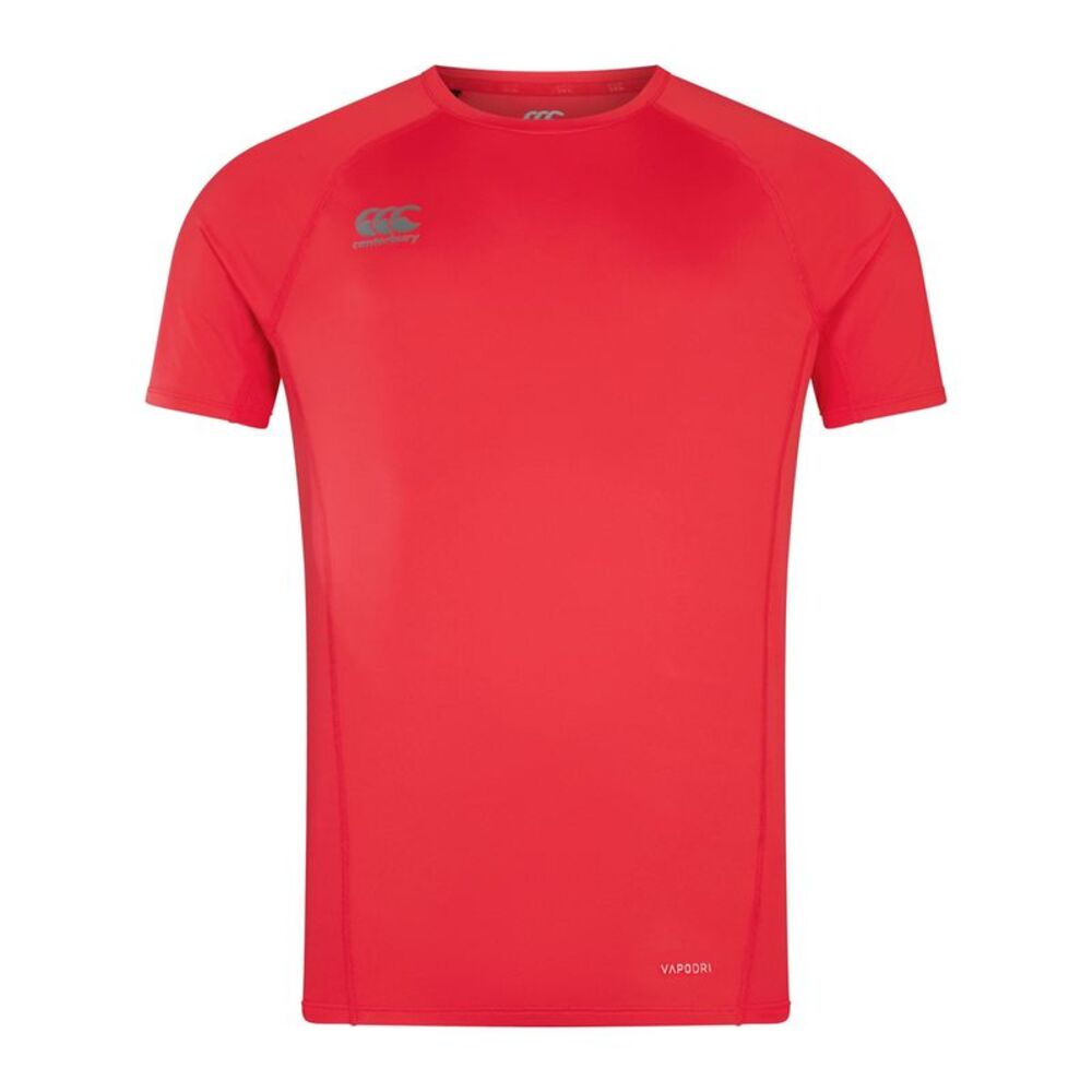 Canterbury Mens Small Logo Super Light T-Shirt / Flag Red